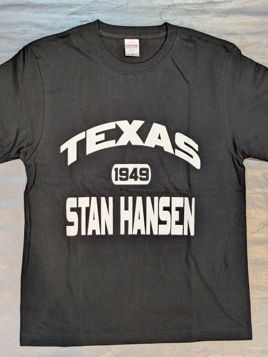 Stan Hansen "TEXAS 1949" T-shirt (1) (Black)