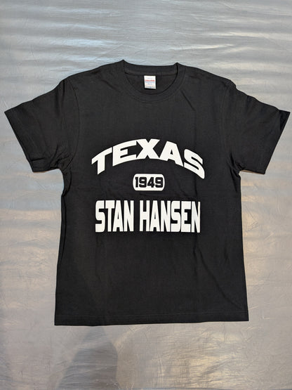 Stan Hansen "TEXAS 1949" T-shirt (1) (Black)