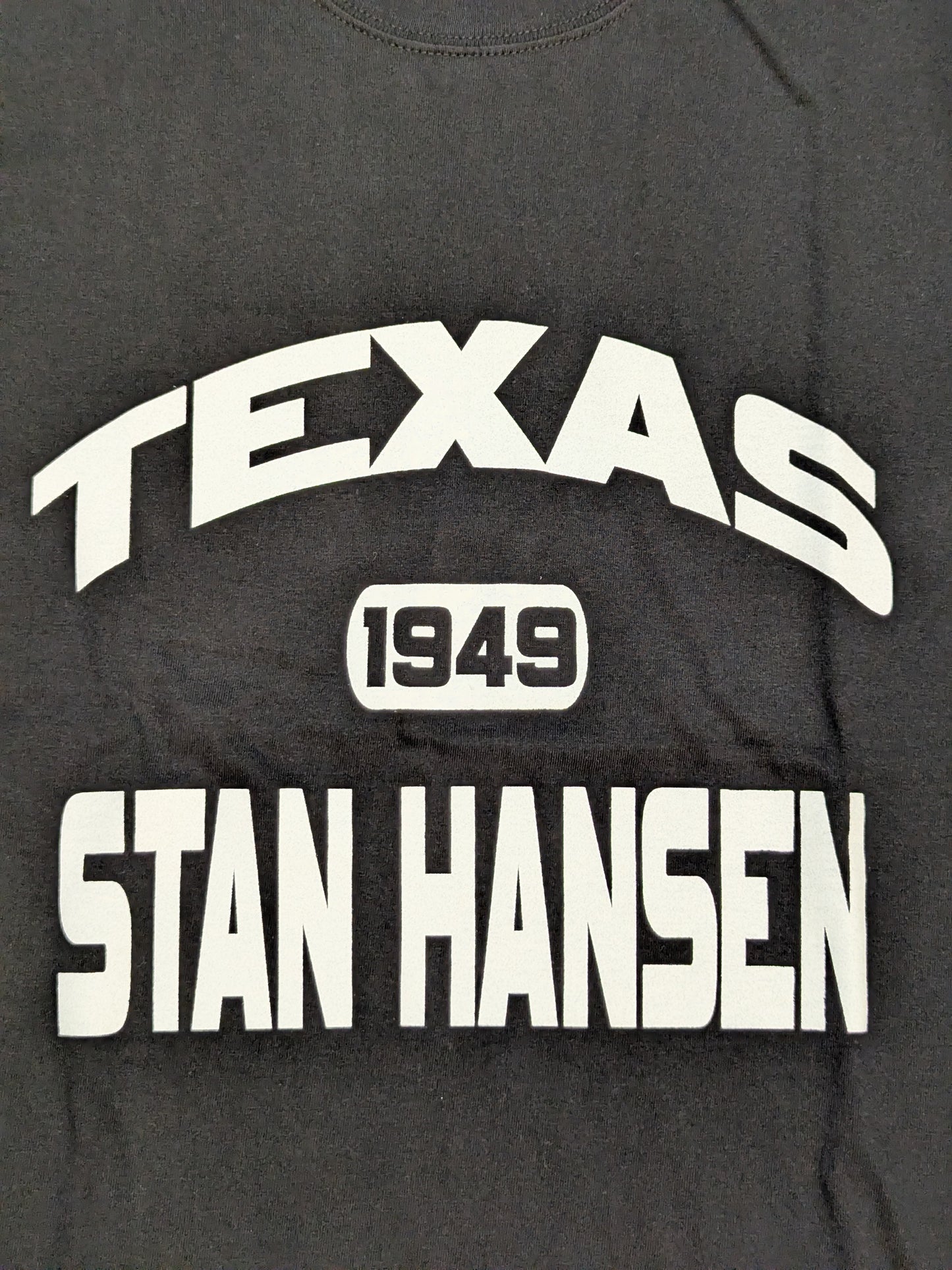 Stan Hansen "TEXAS 1949" T-shirt (1) (Black)