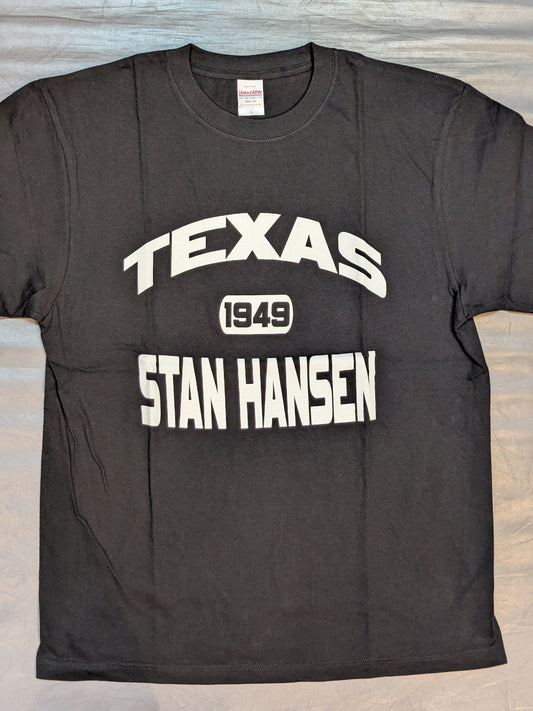 Stan Hansen "TEXAS 1949" T-Shirt (2) (Black)