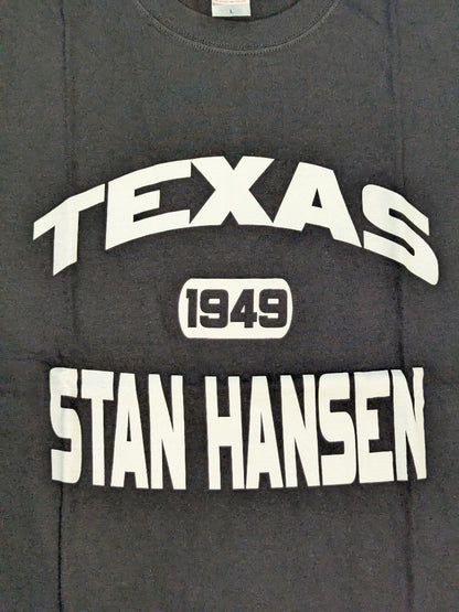 Stan Hansen "TEXAS 1949" T-Shirt (2) (Black)
