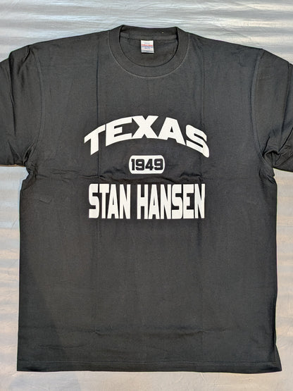 Stan Hansen "TEXAS 1949" T-shirt (3) (Black)