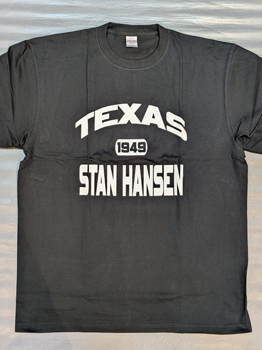 Stan Hansen "TEXAS 1949" T-shirt (3) (Black)