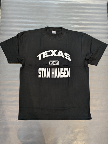Stan Hansen "TEXAS 1949" T-shirt (3) (Black)