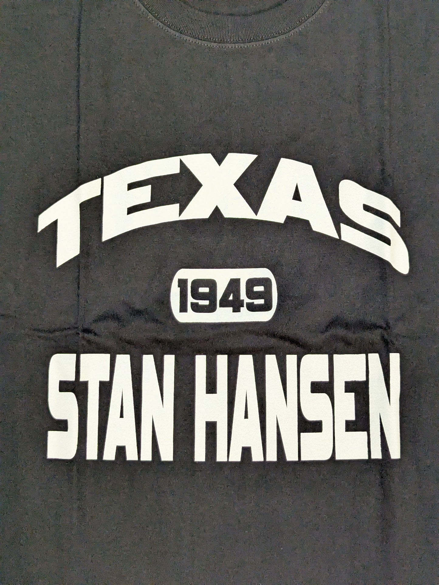 Stan Hansen "TEXAS 1949" T-shirt (3) (Black)