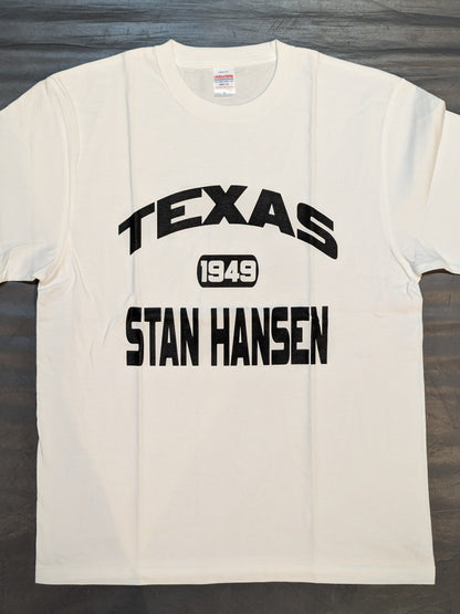 Stan Hansen "TEXAS 1949" T-shirt (4) (White)