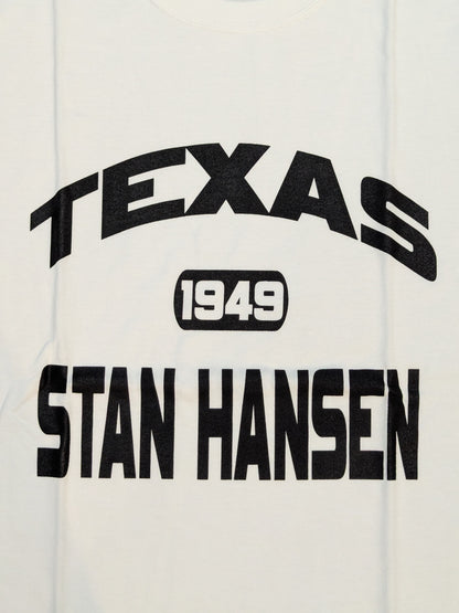 Stan Hansen "TEXAS 1949" T-shirt (4) (White)