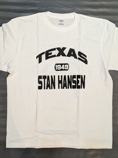 Stan Hansen "TEXAS 1949" T-shirt (5) (White)