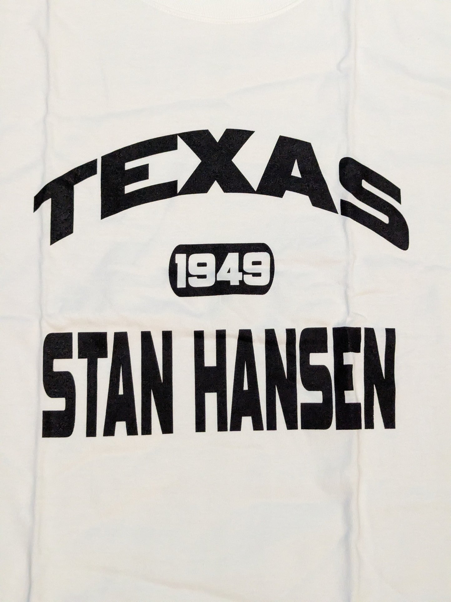 Stan Hansen "TEXAS 1949" T-shirt (5) (White)