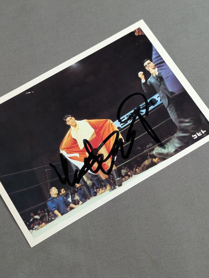 ★昭和レトロ★  日本プロレス コビト製菓 ブロマイドセット 【ジャイアント馬場 直筆サイン入り】