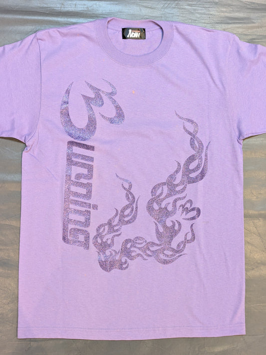 【直筆サイン入り】小橋建太「BURNING」Tシャツ③(パープル×パープル)
