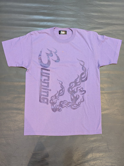 【直筆サイン入り】小橋建太「BURNING」Tシャツ③(パープル×パープル)