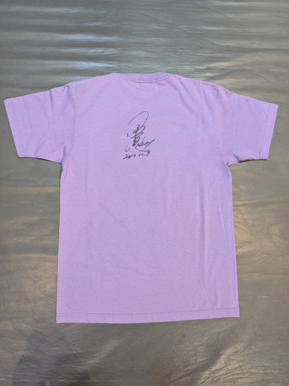 【直筆サイン入り】小橋建太「BURNING」Tシャツ③(パープル×パープル)