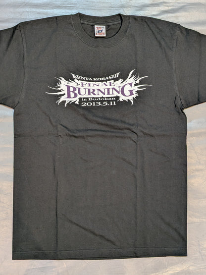 ★限定品★ 小橋建太「FINAL BURNING」Tシャツ(ブラック)