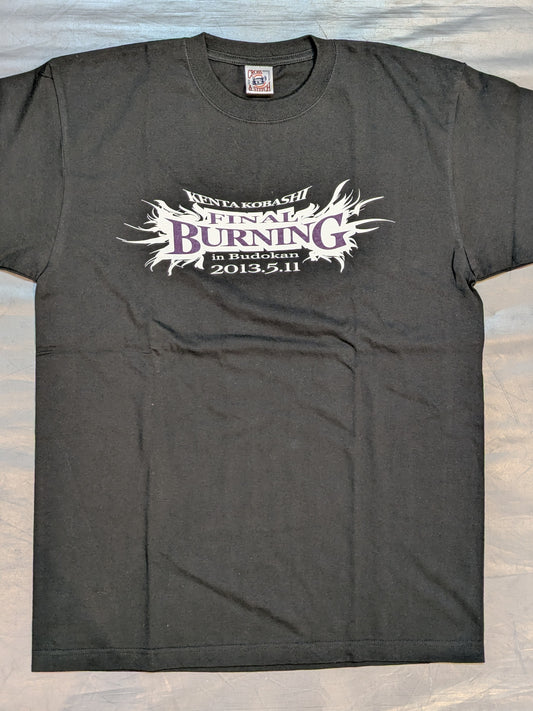 ★限定品★ 小橋建太「FINAL BURNING」Tシャツ(ブラック)
