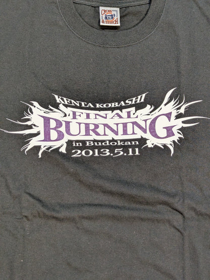 ★限定品★ 小橋建太「FINAL BURNING」Tシャツ(ブラック)