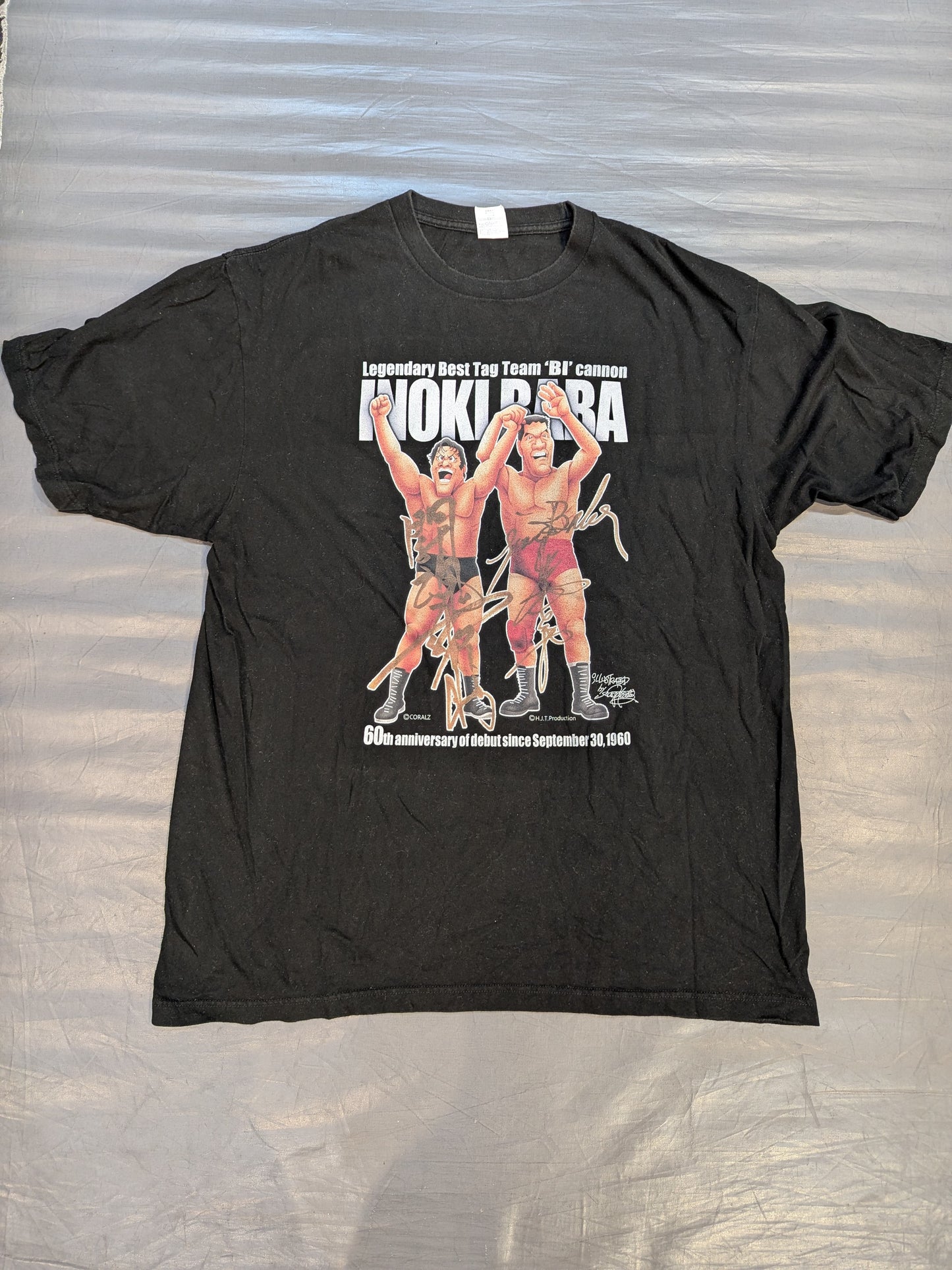 アントニオ猪木×ジャイアント馬場「BI砲復活」Tシャツ