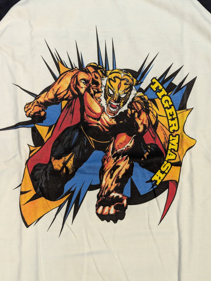 First Tiger Mask 'Real Japan Pro Wrestling' Illustrated Raglan T-Shirt