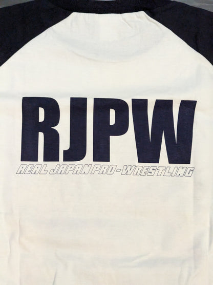 First Tiger Mask 'Real Japan Pro Wrestling' Illustrated Raglan T-Shirt