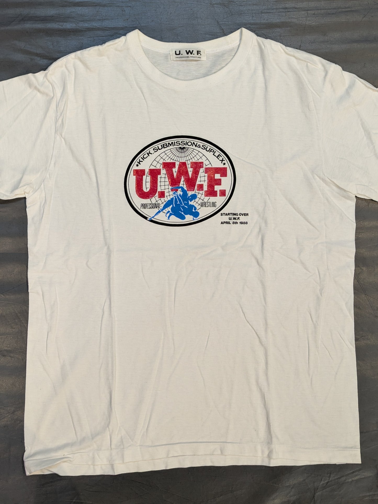 UWF '1988.4.8 STARTING OVER' T-shirt
