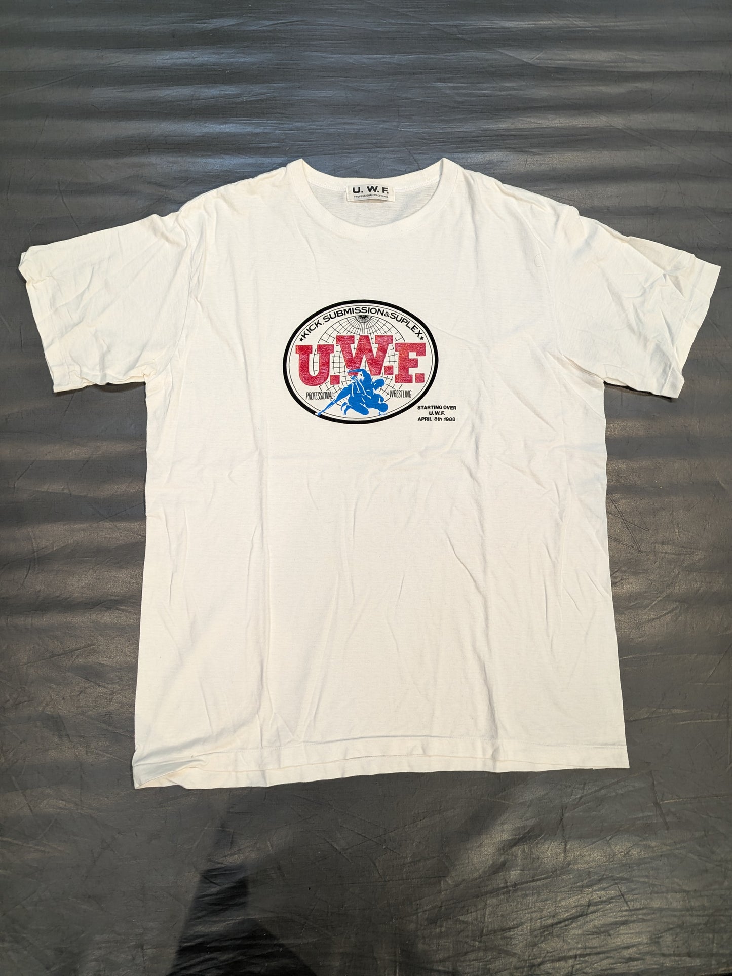 UWF '1988.4.8 STARTING OVER' T-shirt