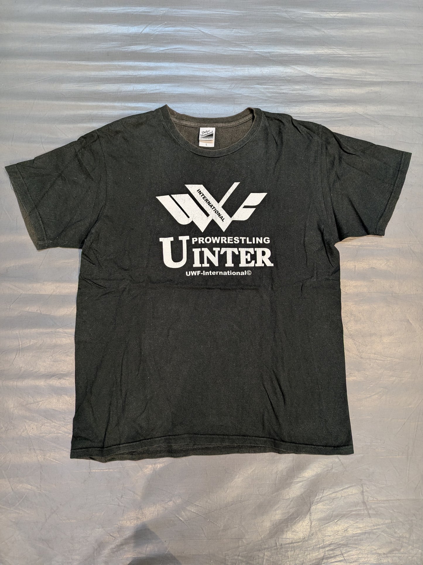 UWF INTERNATIONAL Logo T-Shirt (1) (Black)