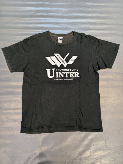 UWF INTERNATIONAL Logo T-Shirt (1) (Black)