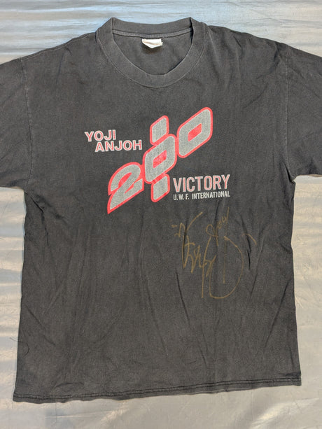 【直筆サイン入り】安生洋二「200% VICTORY」Tシャツ