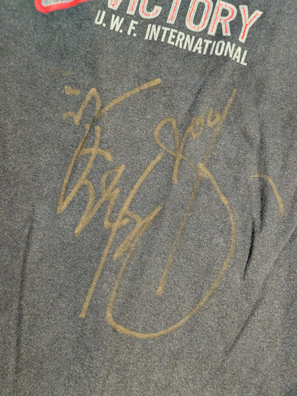 【hand signed autograph】 Yoji Anjo " 200% VICTORY" T-shirt
