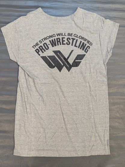 UWF INTERNATIONAL ロゴTシャツ②(グレー)