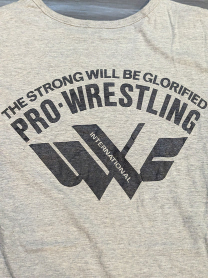 UWF INTERNATIONAL ロゴTシャツ②(グレー)