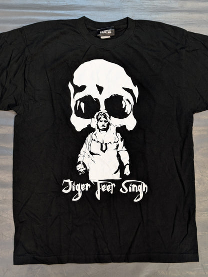 【hand signed autograph】 Tiger Jeet Singh " Hustle Illustration T-Shirt