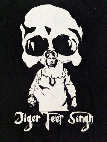 【hand signed autograph】 Tiger Jeet Singh " Hustle Illustration T-Shirt