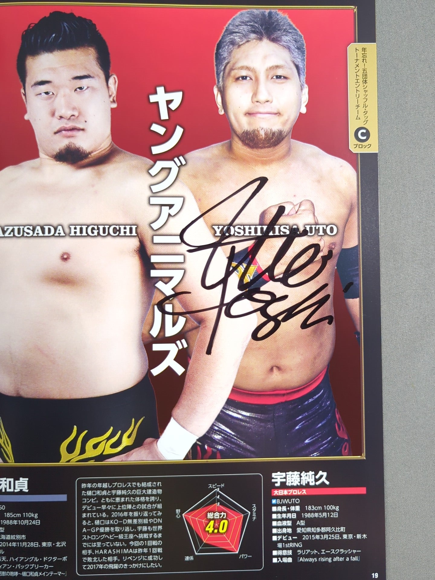 【8選手直筆サイン入り】年越しプロレス2016