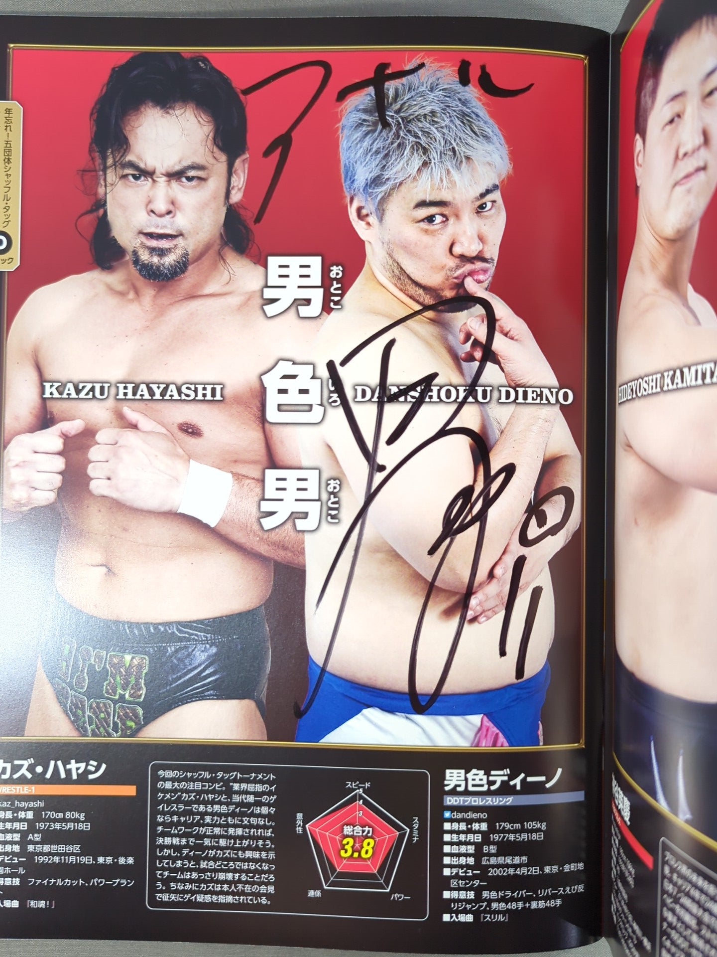【8選手直筆サイン入り】年越しプロレス2016