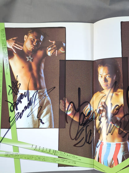 [4 fighters hand signed autograph 】Toryumon / EL NUMERO UNO 2003