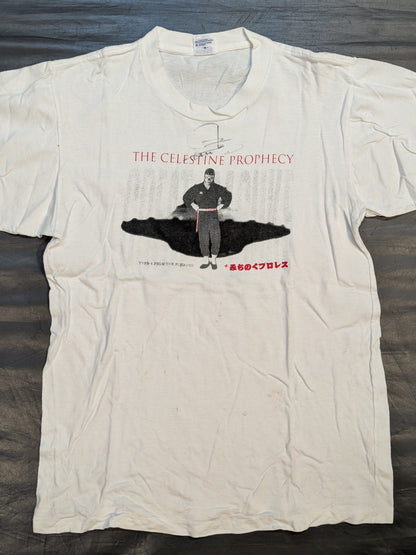 【hand signed autograph】 The Great Sasuke "THE CELESTINE PROPHECY" Picture T-Shirt