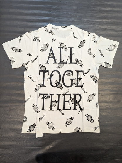 ALL TOGETHER×HAOMING Collaboration T-Shirt (White)