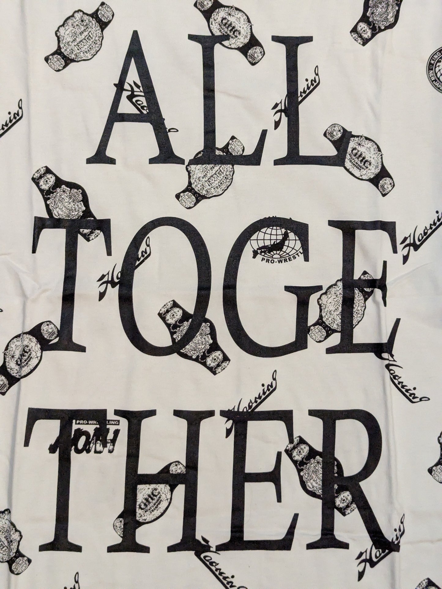 ALL TOGETHER×HAOMING Collaboration T-Shirt (White)