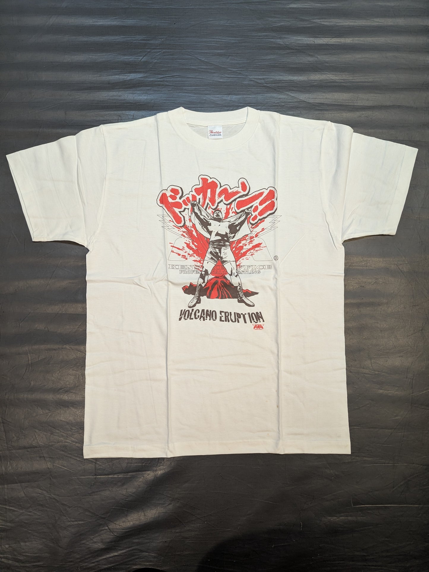 健介OFFICE「ドッカーン!!」イラストTシャツ