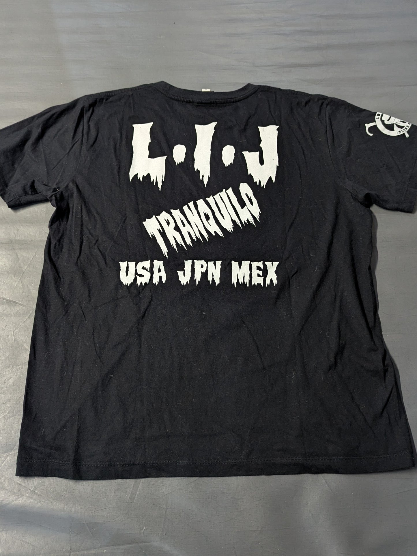 L.I.J T-Shirt (3) (Black×White)