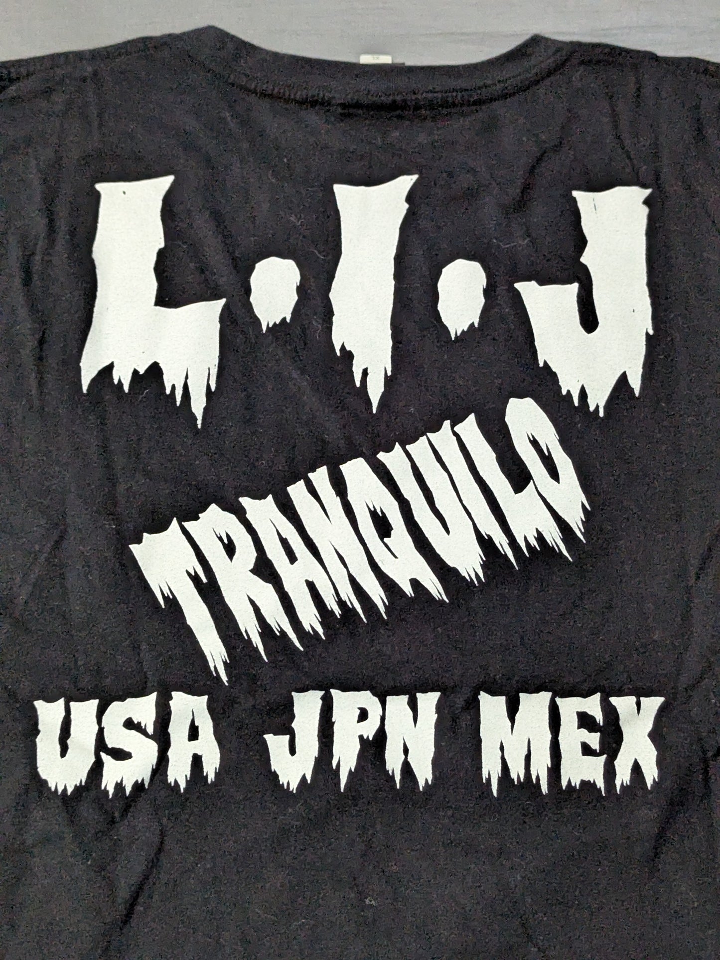 L.I.J T-Shirt (3) (Black×White)
