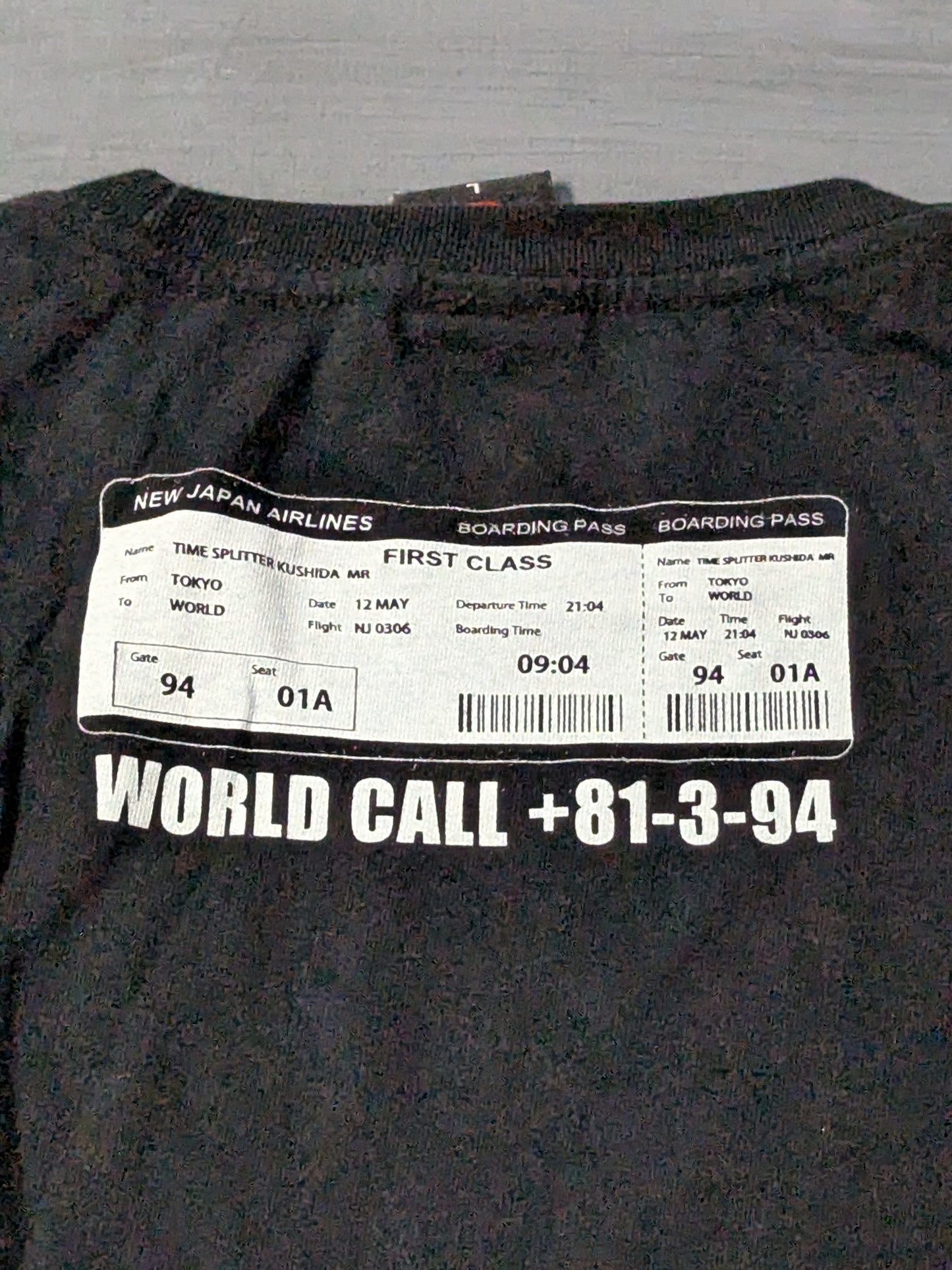 KUSHIDA「HOVER BOARD LOCK」Tシャツ②