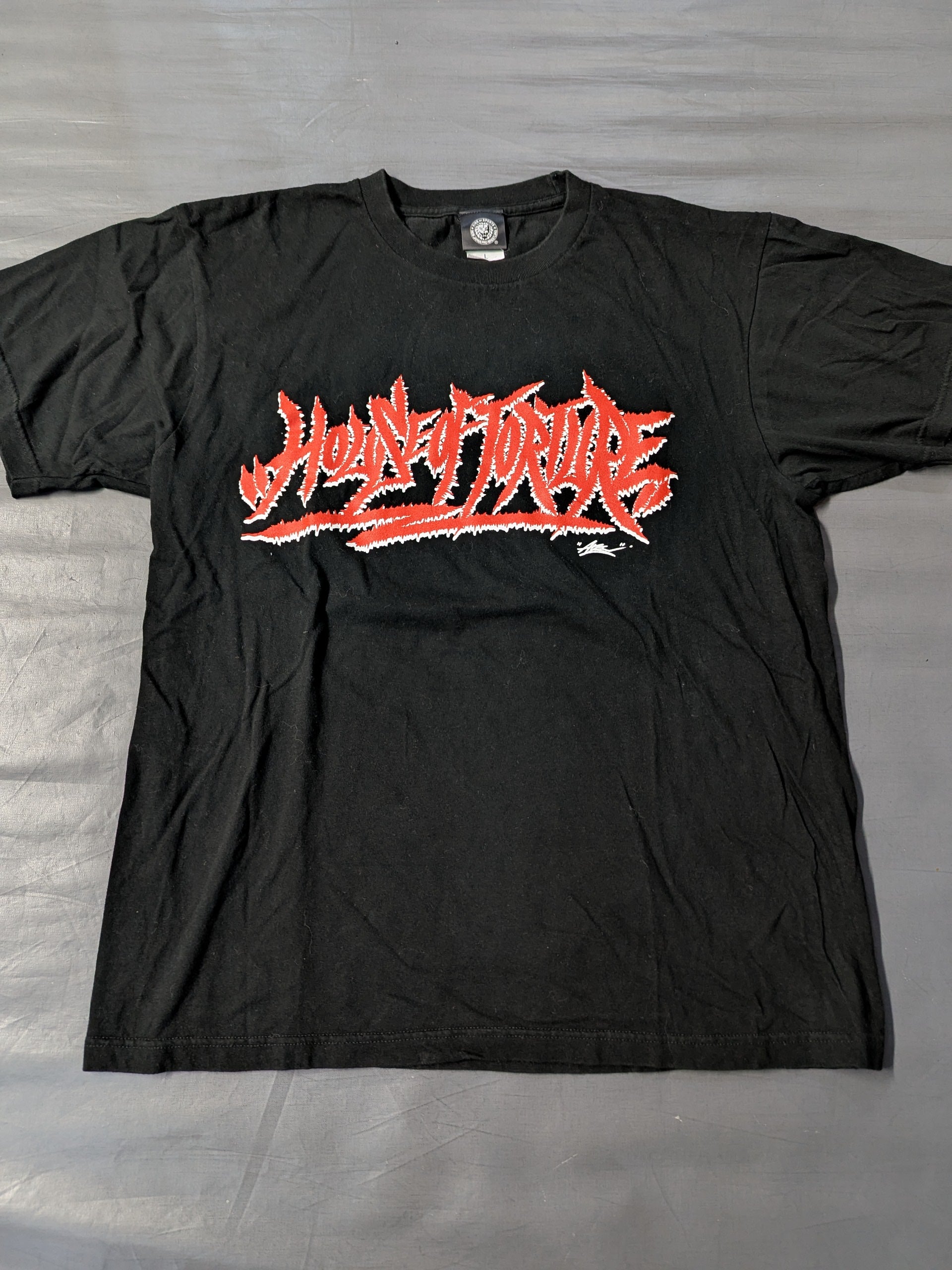 HOUSE OF TORTURE×AZI Collaboration Tシャツ(ブラック) – 闘道館
