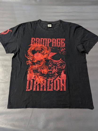 Shingo Takagi  RAMPAGE DRAGON T-Shirt (1) (Black)