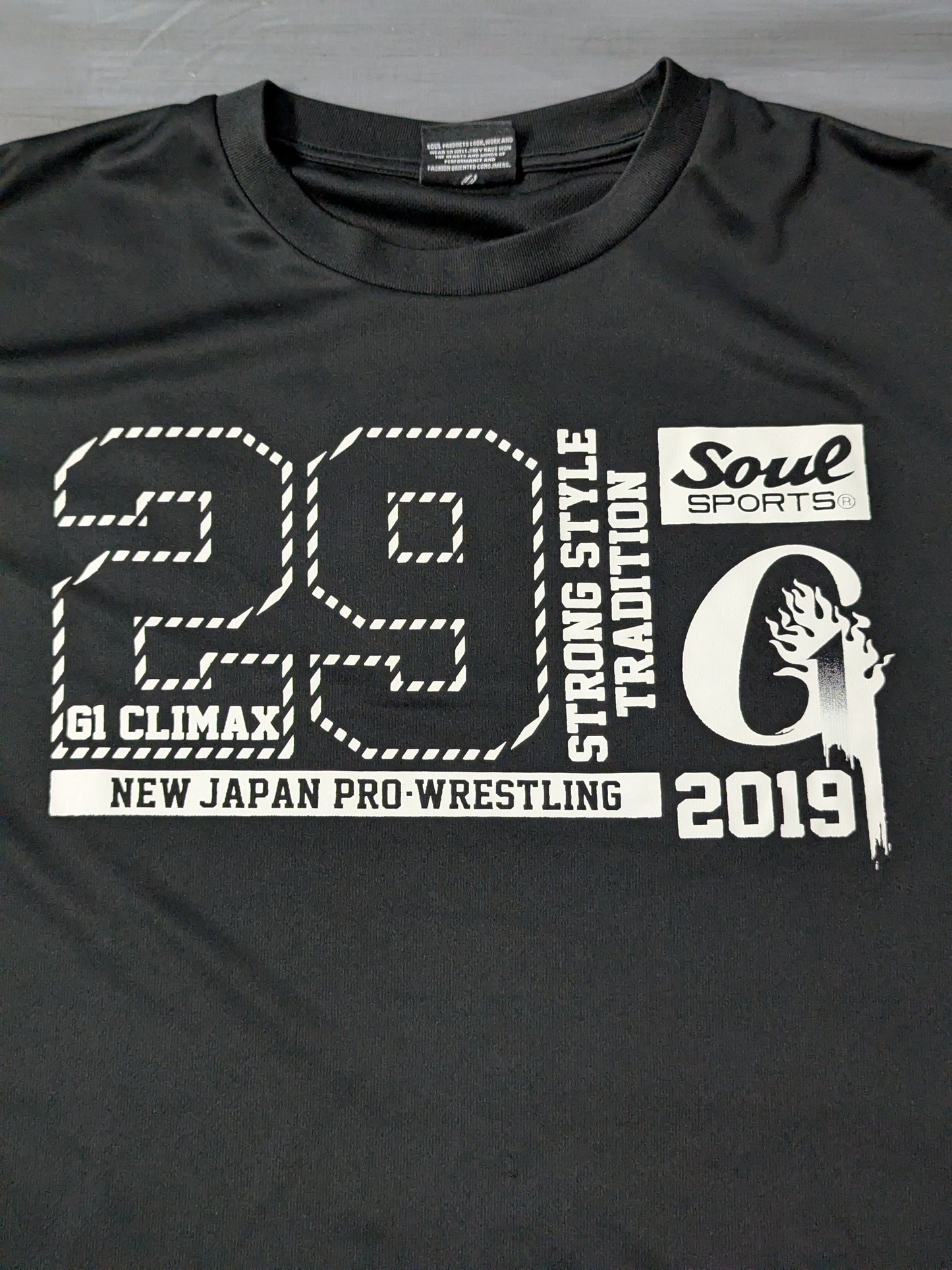 G1 CLIMAX 29 Tournament Commemorative SOUL SPORT Dry T-Shirt