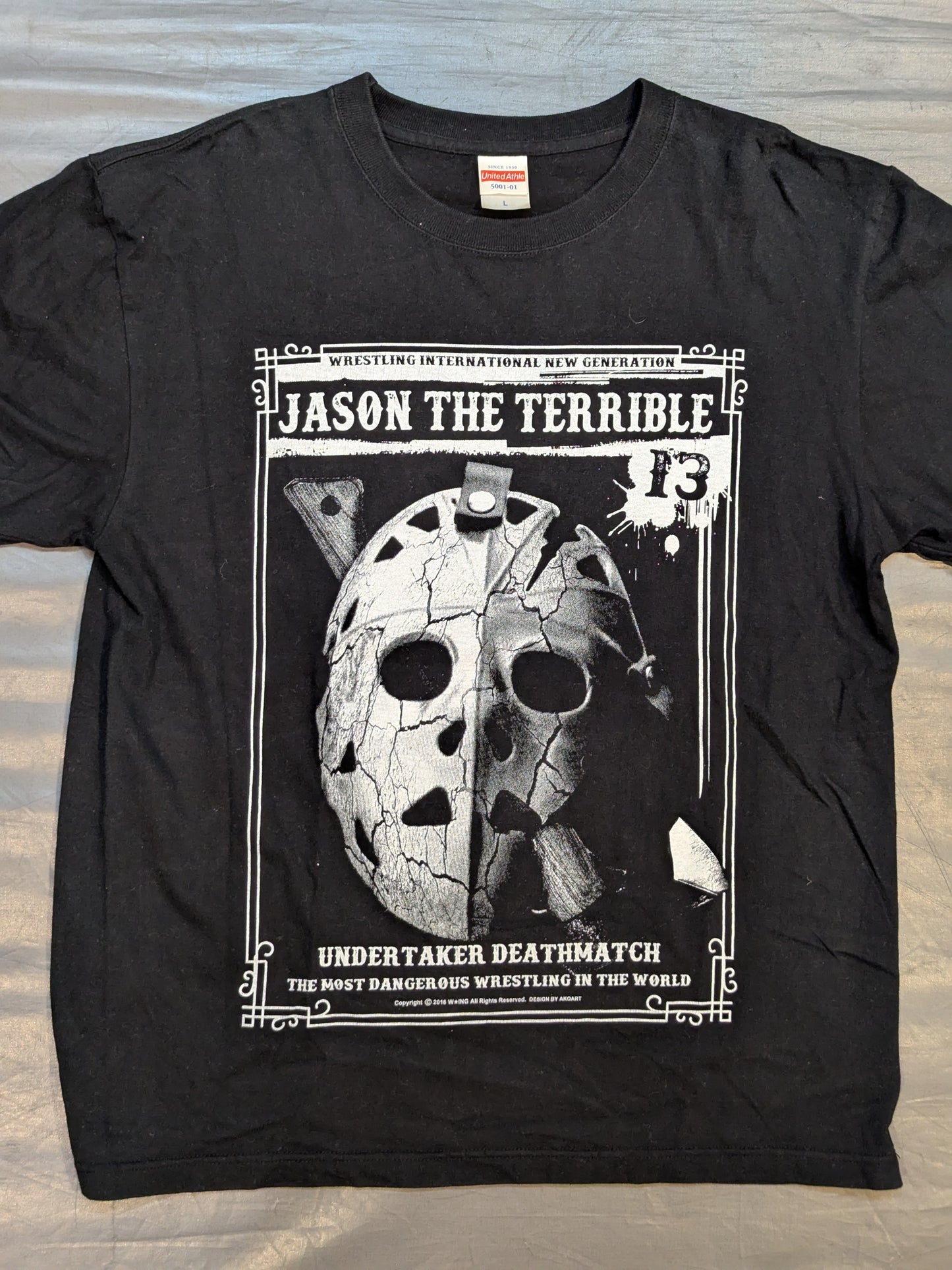 ジェイソン・ザ・テリブル「UNDERTAKER DEATHMATCH」ピクチャーTシャツ
