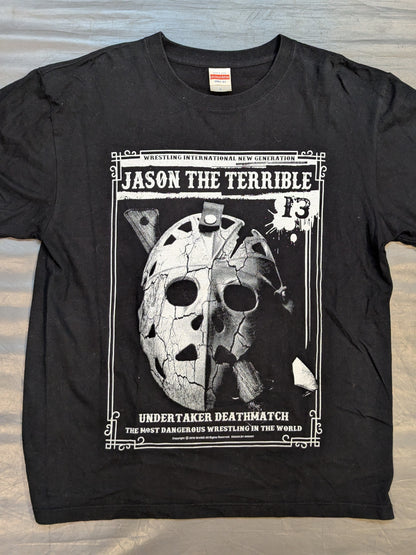 ジェイソン・ザ・テリブル「UNDERTAKER DEATHMATCH」ピクチャーTシャツ