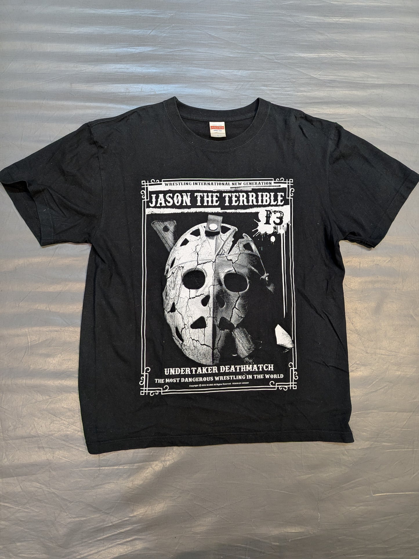 ジェイソン・ザ・テリブル「UNDERTAKER DEATHMATCH」ピクチャーTシャツ
