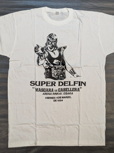 スペル・デルフィン「1994.3.4 大阪臨海スポーツセンター」イラストTシャツ